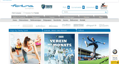 Desktop Screenshot of fortuna-sport.de