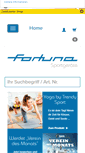 Mobile Screenshot of fortuna-sport.de